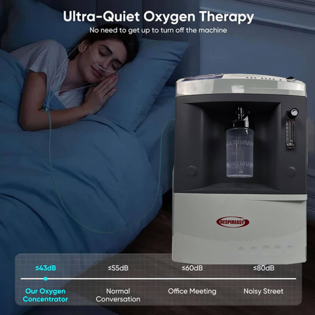 DEDAKJ 93% High Purity 10 Liter Oxygen Concentrator Continus Flow Stationary Medical Oxygen Making Machine 10 LPM for Hospital and Home Oxygen Therapy concentrador de oxígeno (72 Hours Keep Running, 1 Year Quality Warranty)