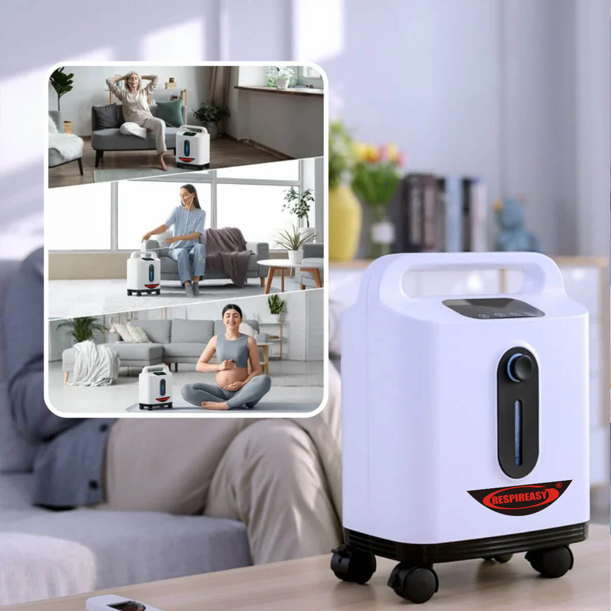 2025 Buy 9 Liters Continuous Flow Oxygen Concecntrator 93% Concentration O2 Making Machine for Personal Breathing Care 1 Year Quality Warranty