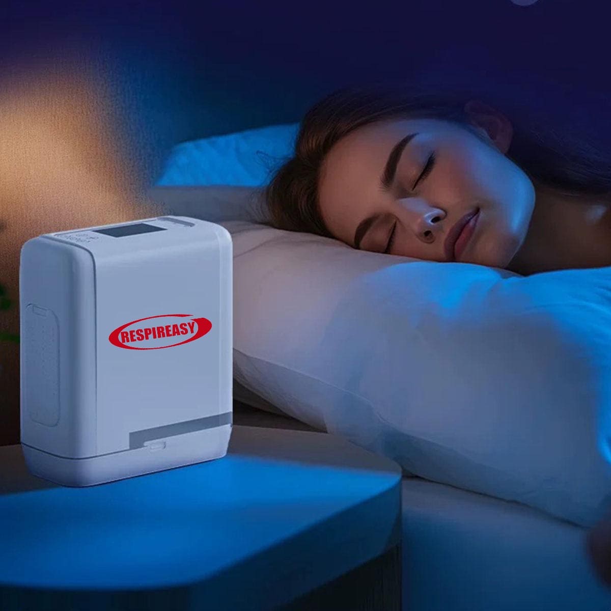 Concentrador de oxígeno portátil de 1,3 kg para uso doméstico, ideal para viajes, generador de oxígeno móvil de 1 a 7 l/min con 95 % de pureza, para uso en coche con batería de litio.