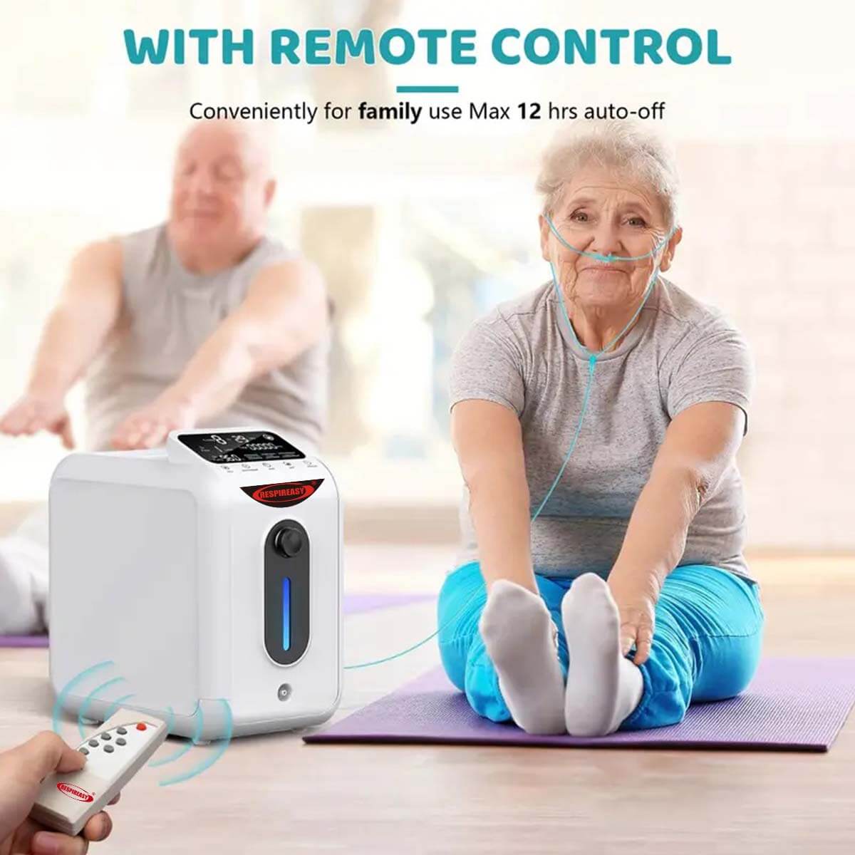 Buy DEDAKJ  Oxygen Concentrators Home Portable 1-8 Liters Per Minute Continuous Flow Oxygen Supply Machines for Personal Breathing Health Care, with Oxygen Making plus Nebulizer Functions