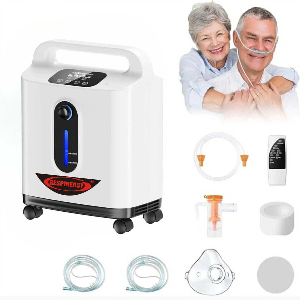 2025 Buy 9 Liters Continuous Flow Oxygen Concecntrator 93% Concentration O2 Making Machine for Personal Breathing Care 1 Year Quality Warranty