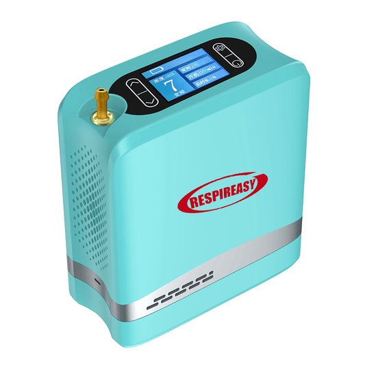 DEDAKJ Small Portable Oxygen Concentrator 7 L/min 93% High Pure Oxygen Rechargeable Battery Powered Compact Oxygen Making Machine for Home & Outdoor Use