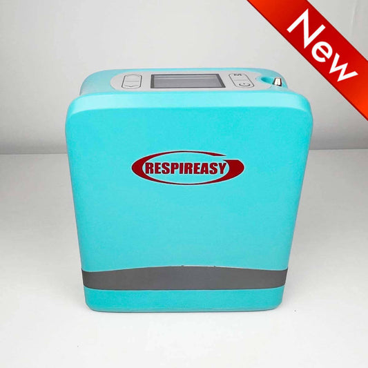 Mini concentrador de oxígeno portátil DEDAKJ de 7 l, ajustable, ligero y móvil, con batería recargable de 6700 mAh, bolsa de hombro.