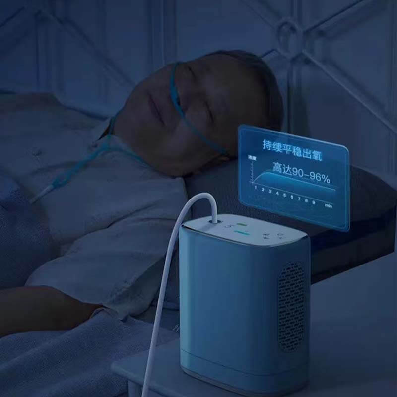 DEDAKJ de mano MINI portátil de oxígeno Cocnentrator 3 litros móvil ligero continúa oxígeno que hace la máquina del generador para la actividad de viaje al aire libre, con batería de litio recargable y mochila