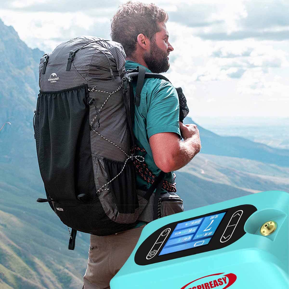 Buy DEDAKJ Small Portable Oxygen Concentrator 7 L/min 93% High Pure Oxygen Rechargeable Battery Powered Compact Oxygen Making Machine for Home & Outdoor Use