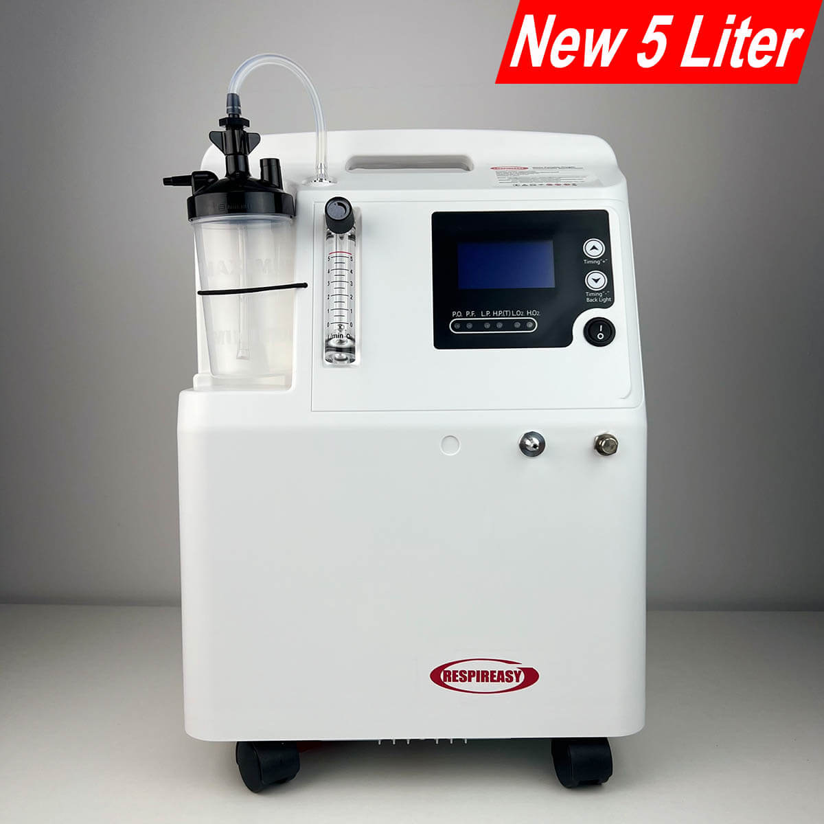 DEDAKJ Concentrador de Oxígeno Médico de 5 Litros 10 Litros 95% Alta Pureza Máquina Generadora de Oxígeno Terapia de Oxígeno en Casa con Función de Nebulizador 110V/220V