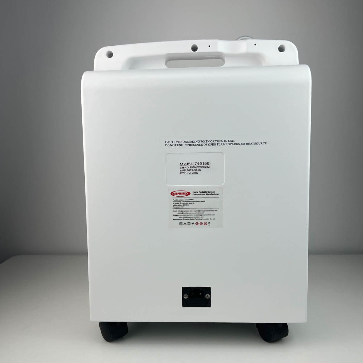 Buy FDA Approved Medical Grade Oxygen Concentrator RESPIREASY dedakj 5-10 Liters Continuous Flow O2 Generator for Home Therapy, 72-Hour Operation, Night & COPD Support