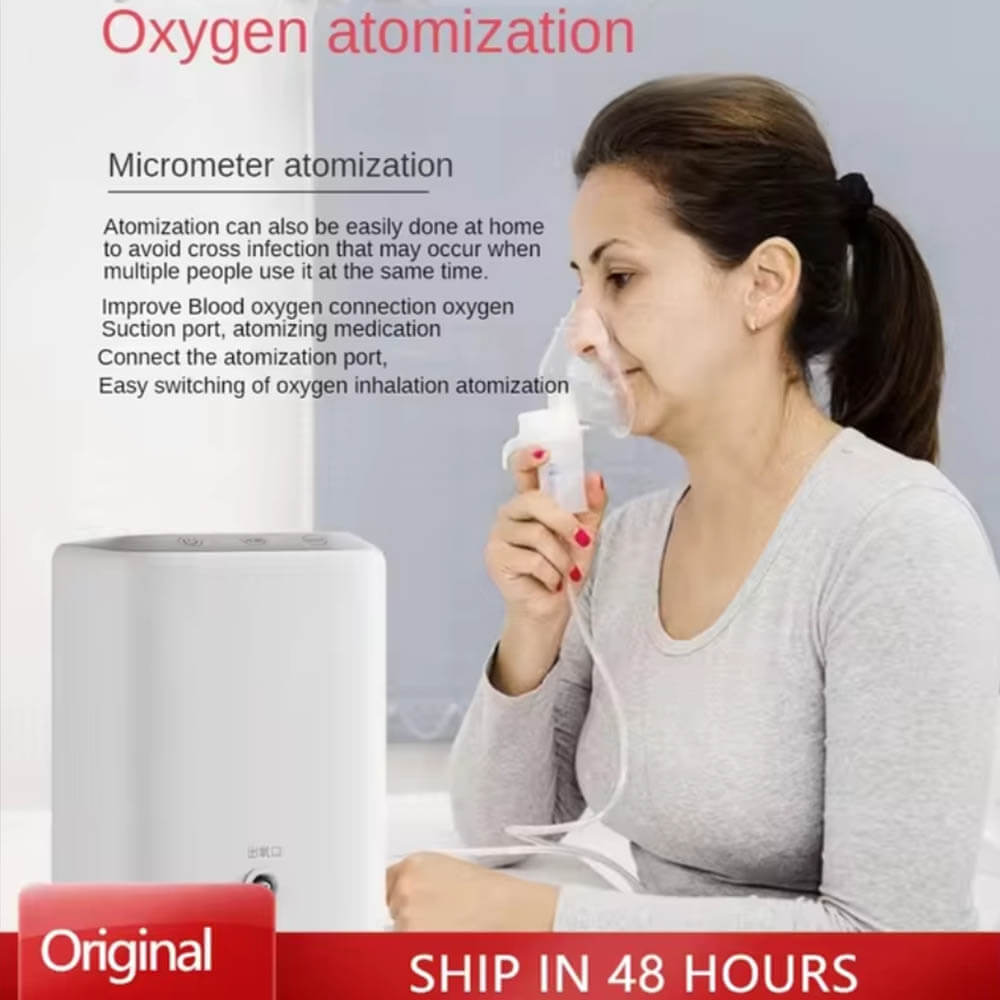 Buy Portable 7 Liter Continuous Flow Oxygen Concentrators DEDAKJ DE-C1L Oxygen Concentrator for Home Oxygen Breathing Therapy, 110V Low Noise Support Whole Night Working