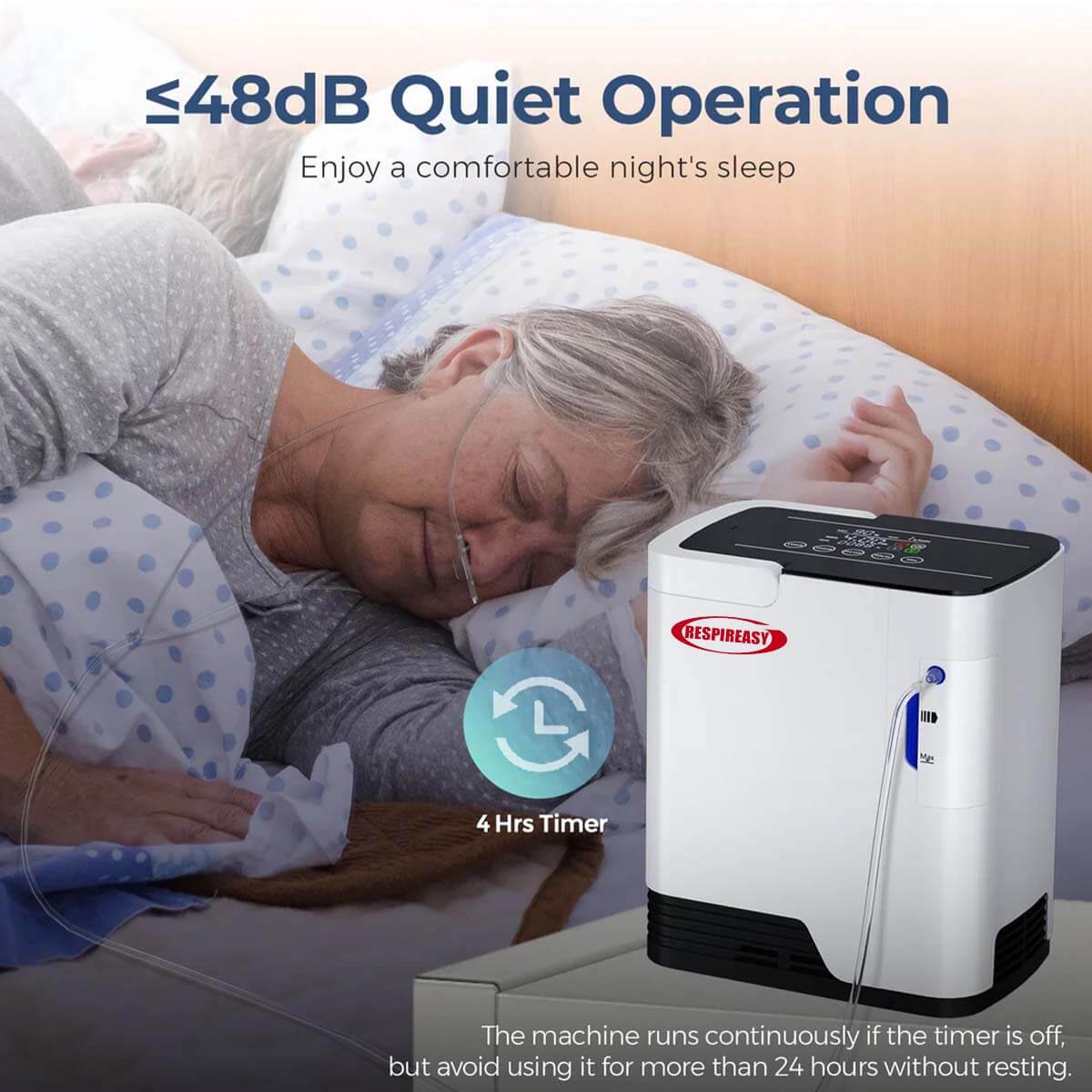 Buy 7 Liters Continuous Flow Oxygen Concentrator for Home Therapy Portable DEDAKJ Breathing Medical O2 Generator Machine in USA Canada 110V/220V