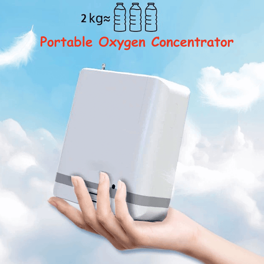 2025 Top 9 Liters Light Weight Portable Oxygen Concentrator DEDAKJ 93% O2 Purity for Air Flight Traveling,with Lithium Battery Carrying Bag