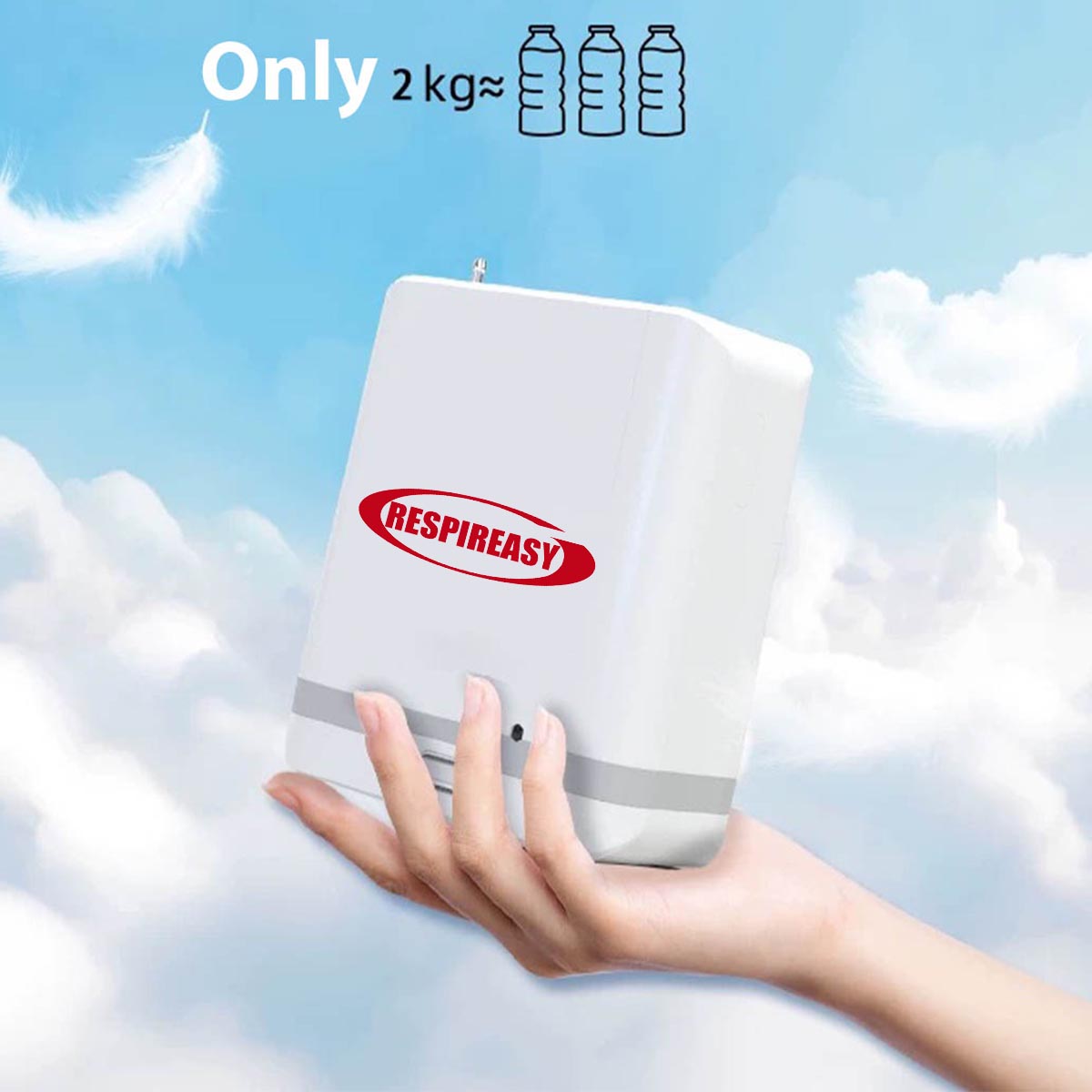 👍👍👍Top 9 Liters Small Portable O2 Concentrator DEDAKJ 93% High Purity Mini Mobile Oxygem Machine RESPIREASY Home Powerful Flow Oxygen Concentrator for Travel Use
