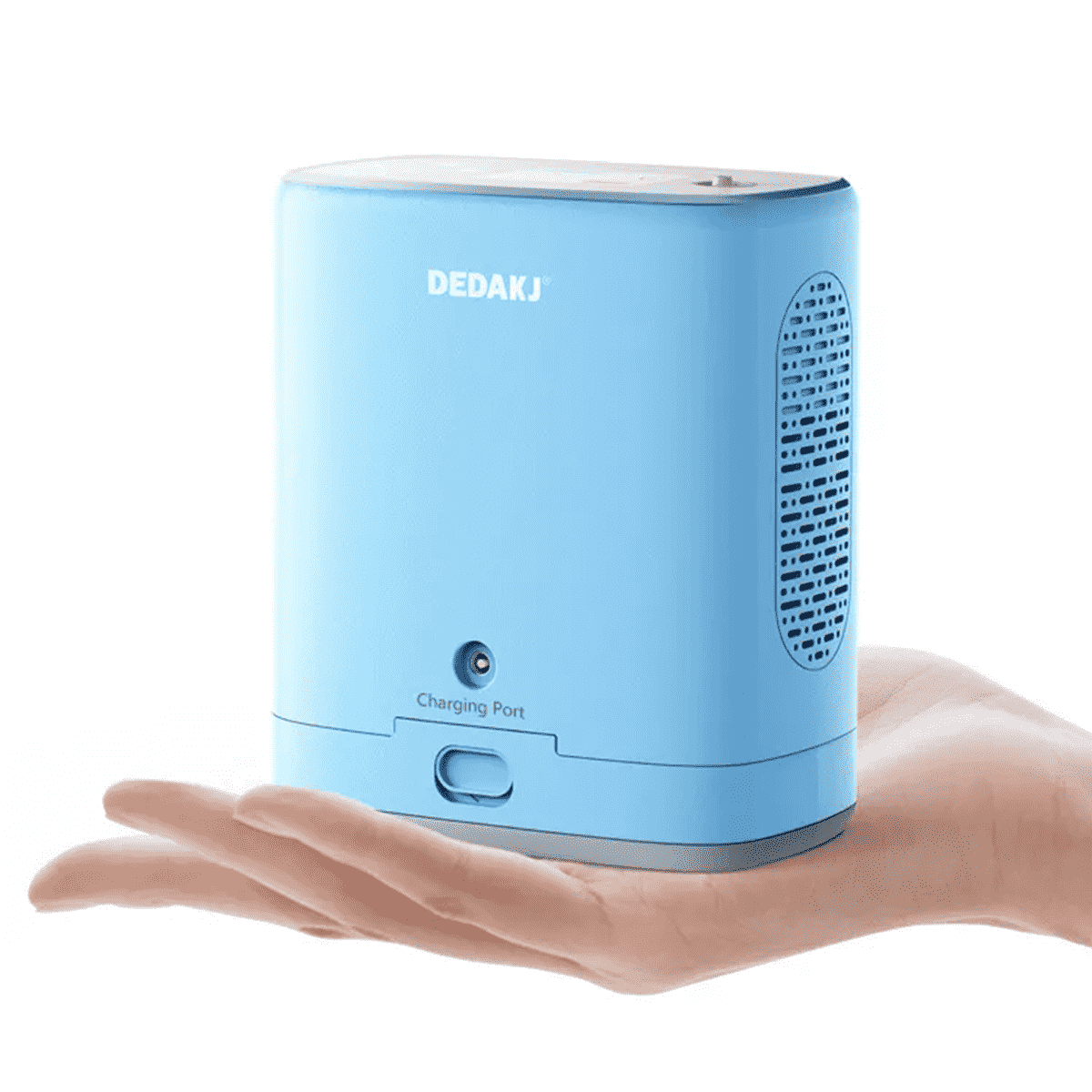 DEDAKJ de mano MINI portátil de oxígeno Cocnentrator 3 litros móvil ligero continúa oxígeno que hace la máquina del generador para la actividad de viaje al aire libre, con batería de litio recargable y mochila