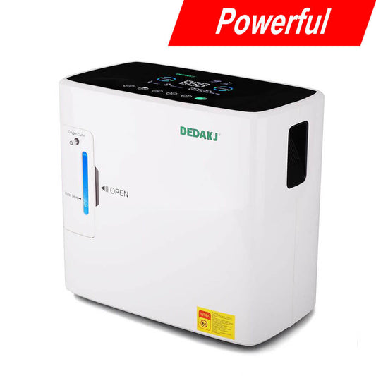 Compre concentrador de oxígeno portátil DEDAKJ de 9 litros, generador de oxígeno para el hogar de flujo continuo, máquina compacta de producción de O2 (flujo continuo, admite funcionamiento durante toda la noche).