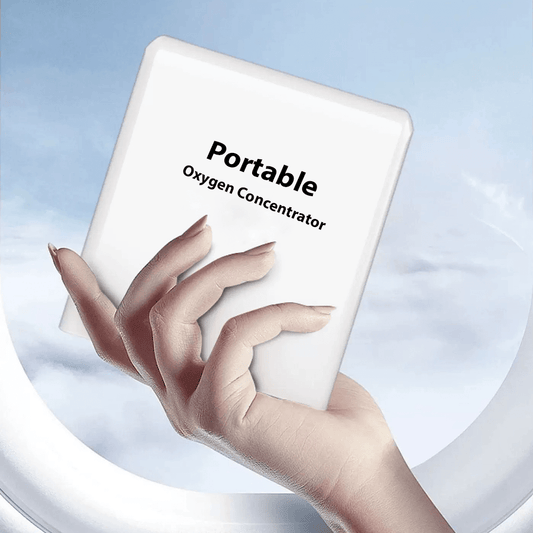 1.1KG Lightweight Mini Portable Oxygen Concentrators DEDAKJ 6 Liter Flight Compact Oxygem Generator O2 Machines Rechargeable with Lithium Battery 110-240V RES-6