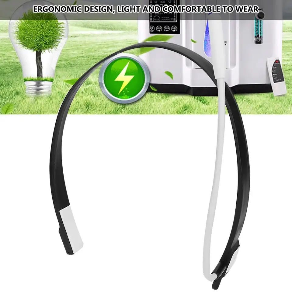 DEDAKJ Oxygen Accessories--Headset Nasal Type Oxygen Cannula Ear-hook Hose Oxygen Inhaler Tube Oxygen Concentrator Accessory