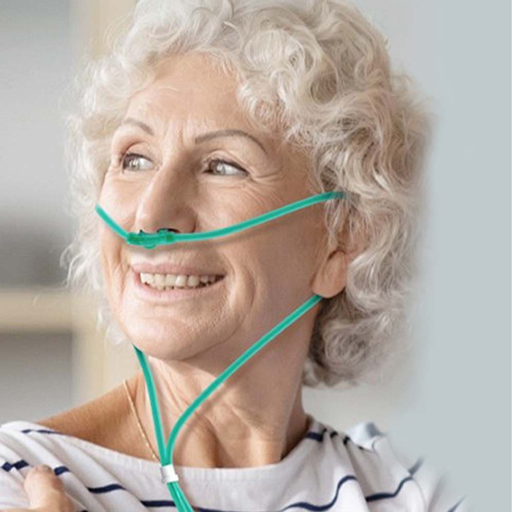 New Handheld Portable Continuous Flow 1L-5L O2 Generator Breathing Machine Portable Oxygenerator Oxygen Concentrator with Rechargeable Battery for Home Care