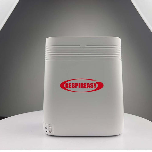 Concentrador de oxígeno de flujo continuo de 5 l/min, máquina recargable, generador portátil de O2 para viajes en avión y coche, novedad de 2025.