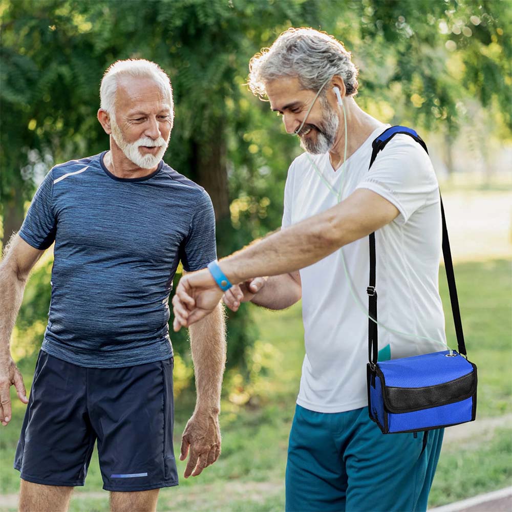 travel use small portable oxygen concentrator with backpack