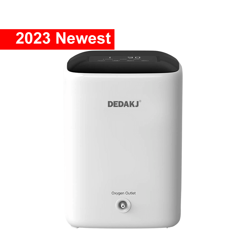 DEDAKJ Portable Continuous Flow Oxygen Concentrator 7liter Min 93 High Concentration Home Breathing Oxygen Concentrator Generator 2023 Newest Updated