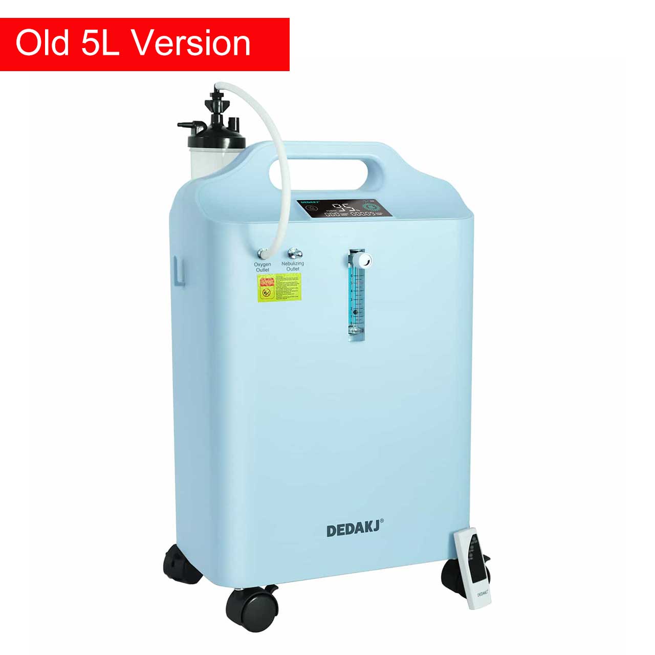 DEDAKJ Concentrador de Oxígeno Médico de 5 Litros 10 Litros 95% Alta Pureza Máquina Generadora de Oxígeno Terapia de Oxígeno en Casa con Función de Nebulizador 110V/220V