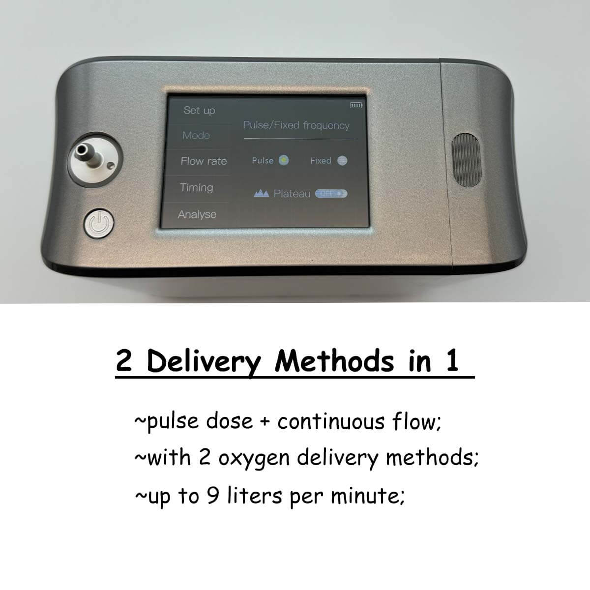 👍👍👍Top 9 Liters Small Portable O2 Concentrator DEDAKJ 93% High Purity Mini Mobile Oxygem Machine RESPIREASY Home Powerful Flow Oxygen Concentrator for Travel Use