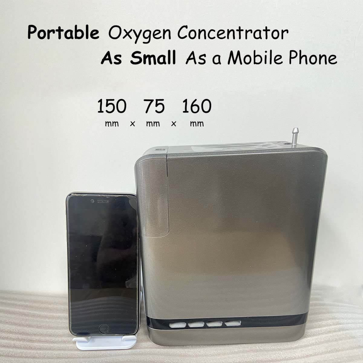 👍👍👍Top 9 Liters Small Portable O2 Concentrator DEDAKJ 93% High Purity Mini Mobile Oxygem Machine RESPIREASY Home Powerful Flow Oxygen Concentrator for Travel Use
