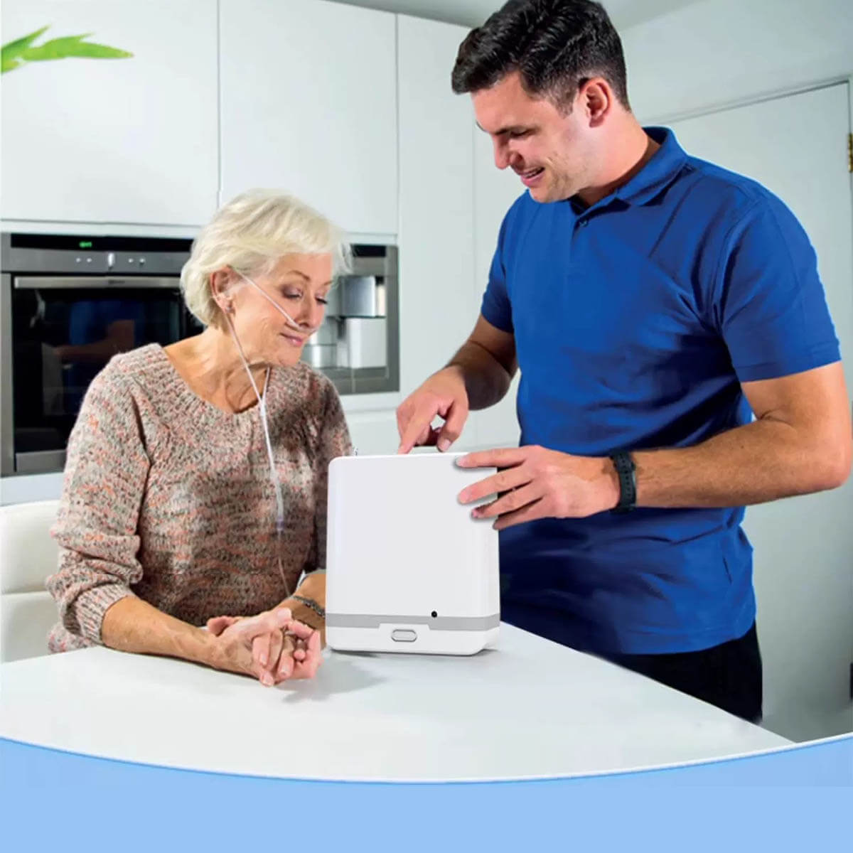 👍👍👍Top 9 Liters Small Portable O2 Concentrator DEDAKJ 93% High Purity Mini Mobile Oxygem Machine RESPIREASY Home Powerful Flow Oxygen Concentrator for Travel Use