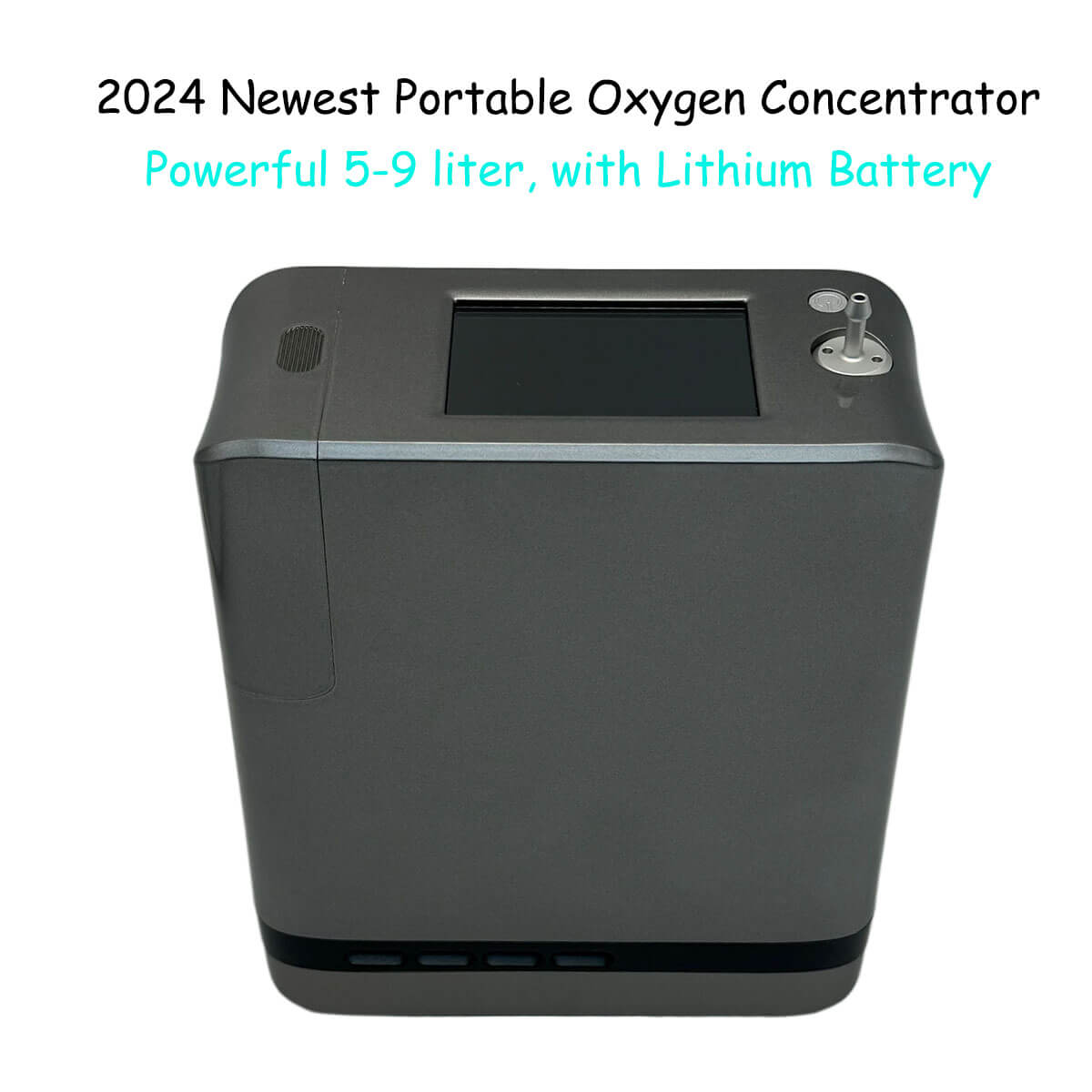 👍👍👍Top 9 Liters Small Portable O2 Concentrator DEDAKJ 93% High Purity Mini Mobile Oxygem Machine RESPIREASY Home Powerful Flow Oxygen Concentrator for Travel Use