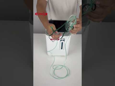 Concentrador de oxígeno portátil DEDAKJ de 2 a 9 l/min con 93 % de pureza de O2 y nebulización, 110 V/220 V, novedad de 2026