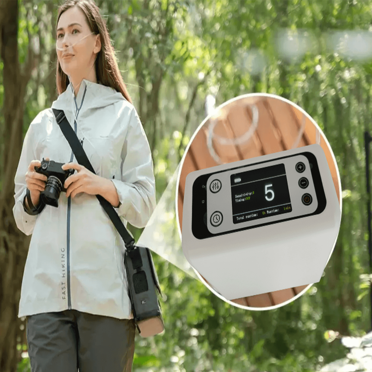 2025 Top Mini Size Oxygen Concentrators 1.1kg with Lithium Battery 6 Liter Powerful Portable Airplane Use O2 Oxygen Machine for Travel