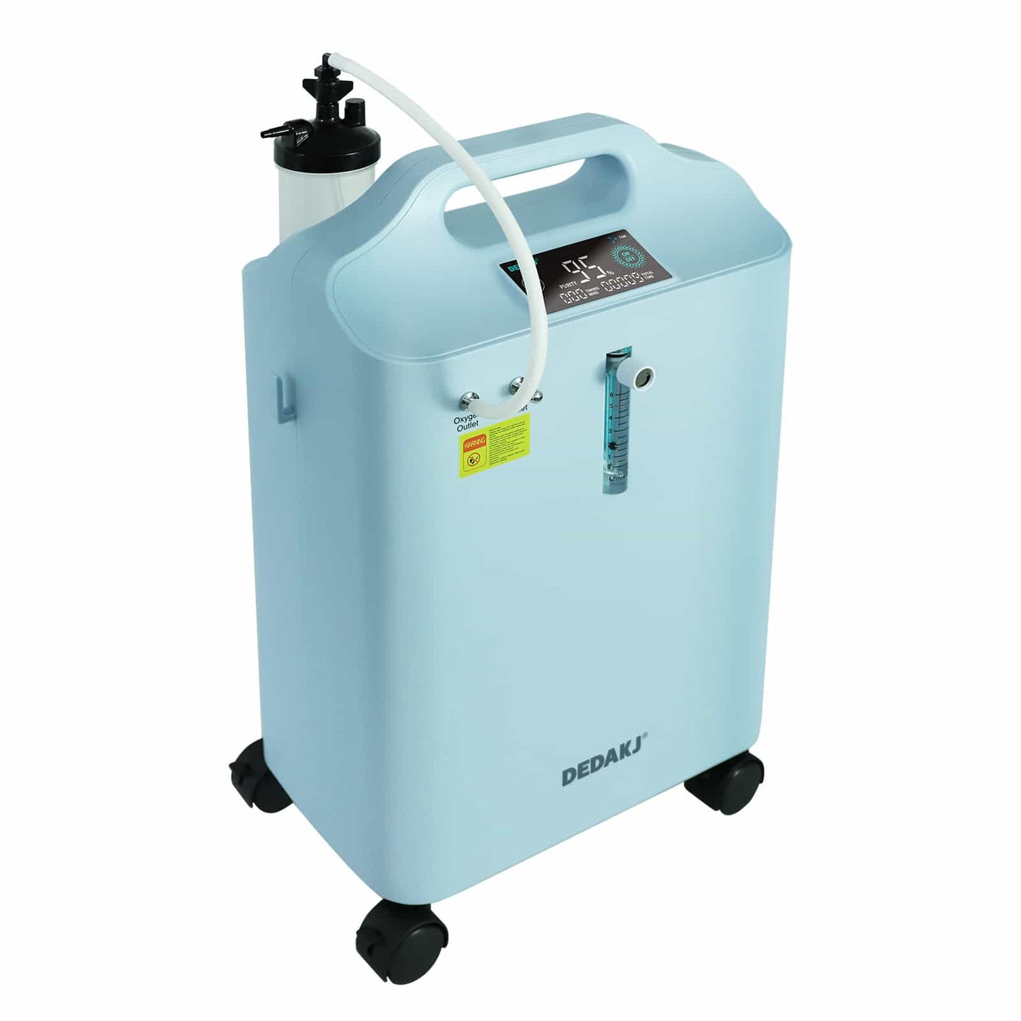 DEDAKJ Concentrador de Oxígeno Médico de 5 Litros 10 Litros 95% Alta Pureza Máquina Generadora de Oxígeno Terapia de Oxígeno en Casa con Función de Nebulizador 110V/220V