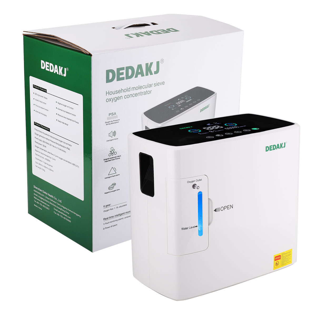 DEDAKJ oxygen concentrator DE-1S oxygen making machine