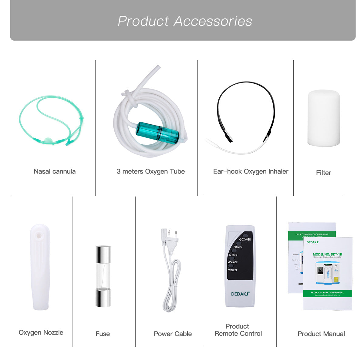 accessory of DEDAKJ oxygen concentrator DE-1B