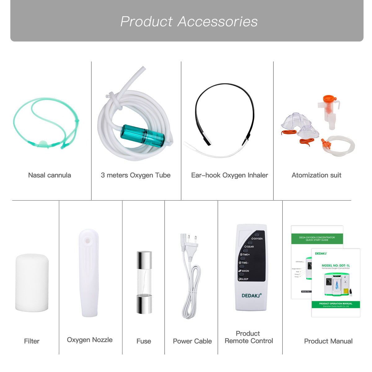 accessory of DEDAKJ oxygen concentrator DE-2AW
