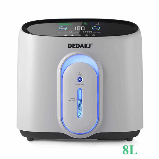 DEDAKJ 1-8 Liter Heim-Sauerstoffkonzentrator Sauerstoffgenerator Tragbares Sauerstoffgerät mit Verneblerfunktion 110V/220V DE-Q1W