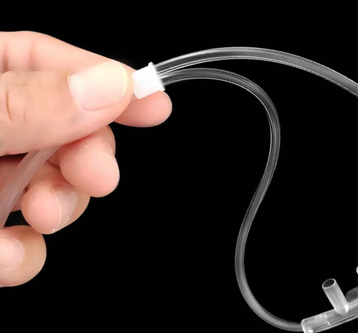 DEDAKJ Original Oxygen Accessories--Clear Long Silicon Nasal Straw Nasal Cannula (Original dedakj Accessory of Oxygen Concentrator)