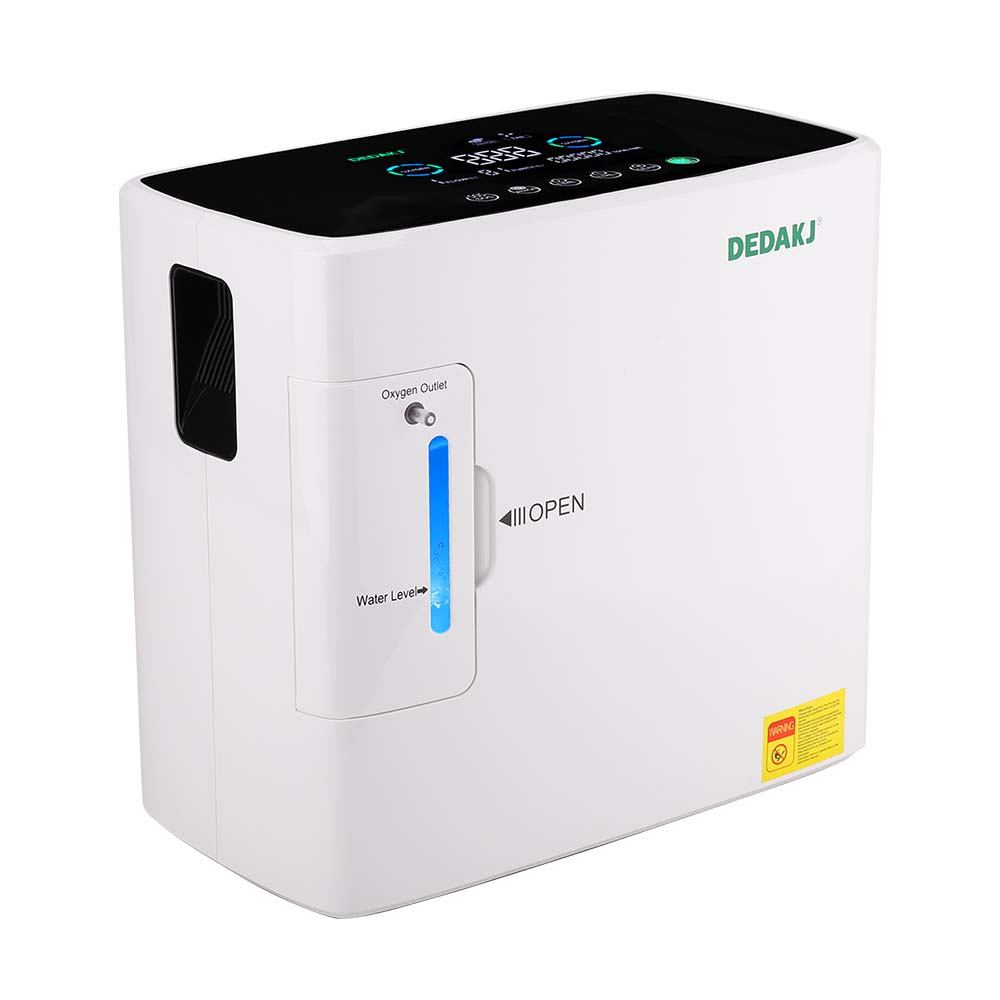 DEDAKJ 2-9 litros Concentrador de oxígeno doméstico Generador de oxígeno Máquina de oxígeno portátil 110V / 220V DE-2SW