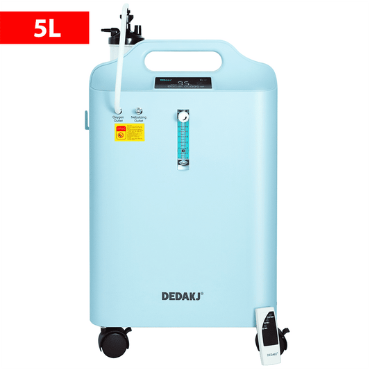 DEDAKJ 1-5 Liter 95% Medical Standard Oxygen Concentrator Oxygen Theraphy at Home with Nebulizer Function 110V/220V DE-Y5AW