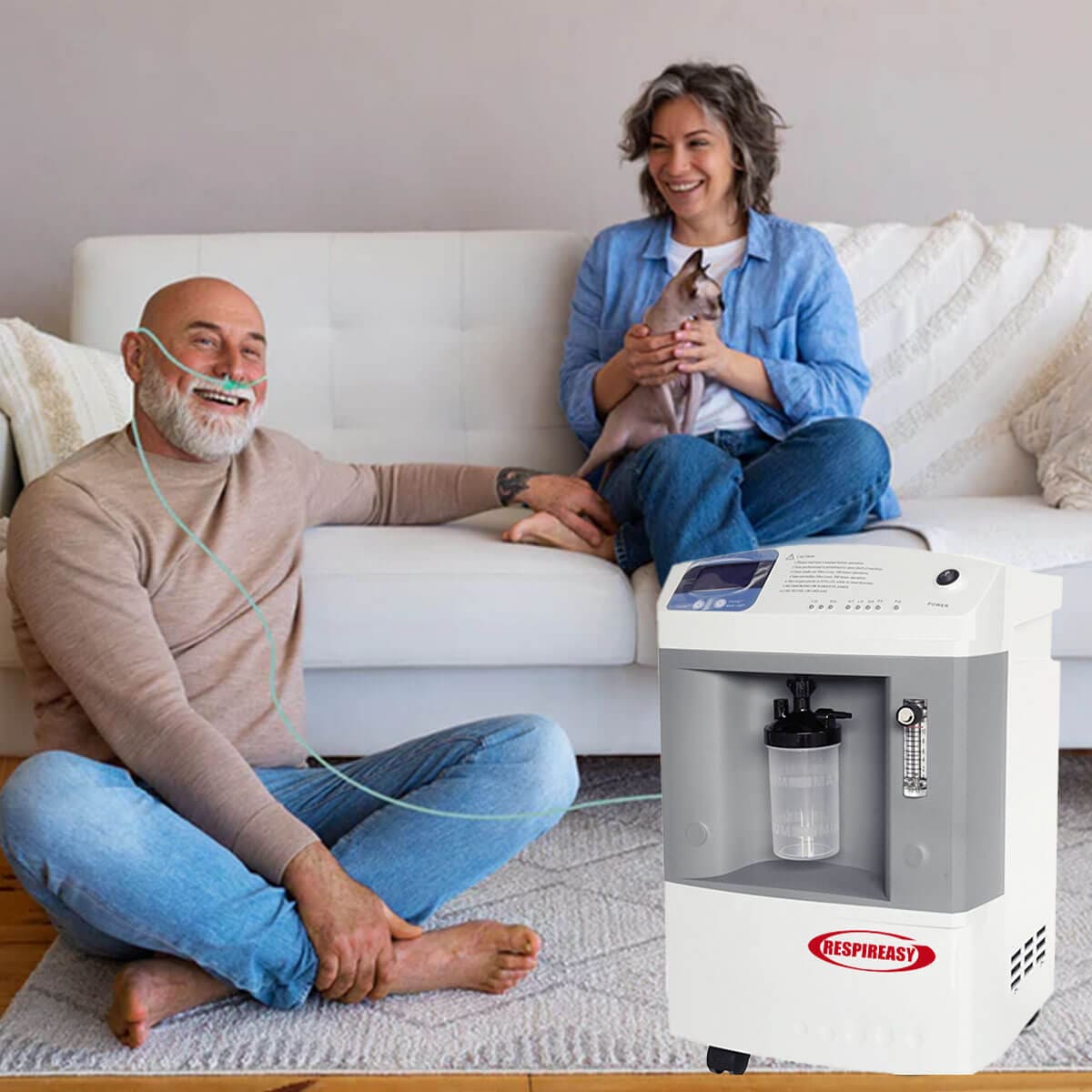 DEDAKJ Powerful 10 Liter 15 Liter Adjustable Oxygen Concentrator 95% ...