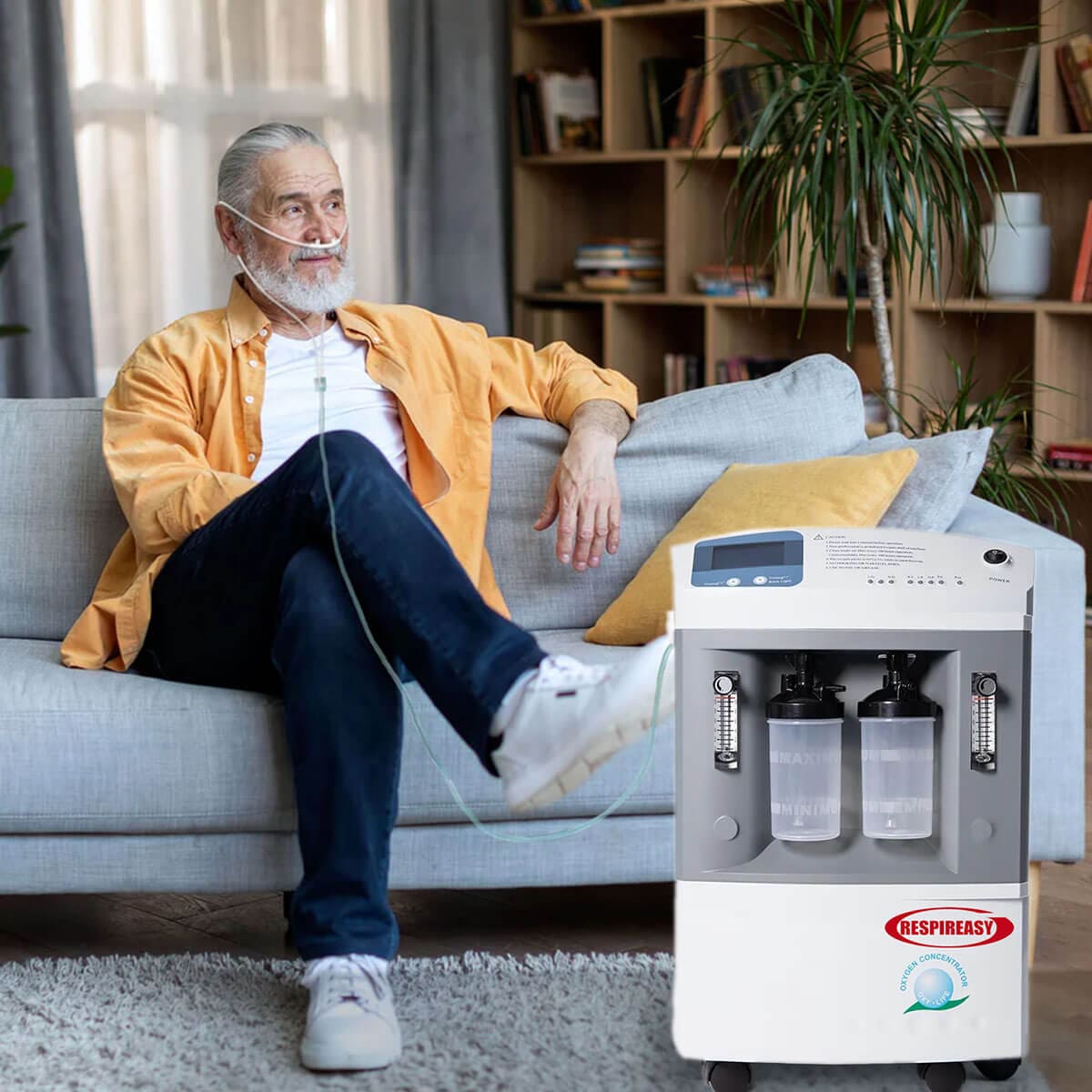 Powerful 95% High Concentration 10-20 LPM 2.5 Atmosphere Medical Oxygen Concentrator Continuous Flow Rate 20 Liter Oxygen Making Machine O2 Generator (Offer Customized Service)