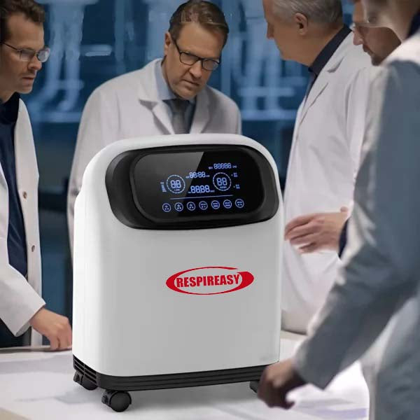 Concentrador de oxígeno doméstico DEDAKJ de 9 litros/minuto, concentrador portátil de O2 continuo, dispositivo de respiración de oxígeno para terapia personal. 