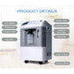 DEDAKJ High Concentration Stationary 10 Liters Oxygen Concentrator Automatic for COPD Breathing Hospital Continuous Flow Rate Oxygen Generator O2 Making Machine concentrador de oxígeno 110V/220V DE-T10