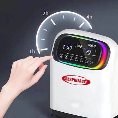 Compre un concentrador de oxígeno doméstico de 9 litros, generador de O2 de flujo continuo para terapia respiratoria. 