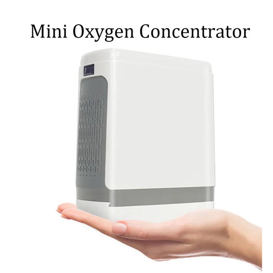Small Portable Oxygen Concentrator 5L Oxygen Maker Mini Mobile Oxygen Concentrator 5 Liter O2 Machine Battery Powered POC Air Flight for Outdoor Travel