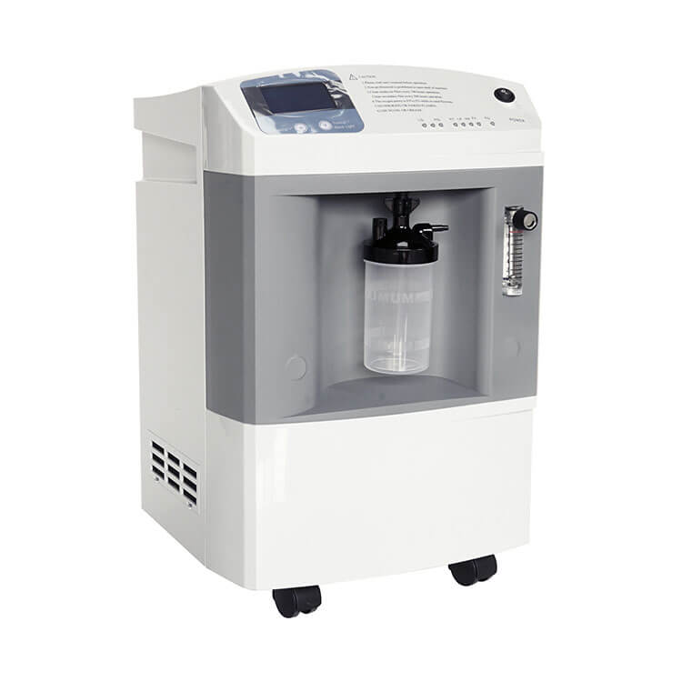 DEDAKJ 93% High Purity 10 Liter Oxygen Concentrator Continus Flow Stationary Medical Oxygen Making Machine 10 LPM for Hospital and Home Oxygen Therapy concentrador de oxígeno (72 Hours Keep Running, 1 Year Quality Warranty)