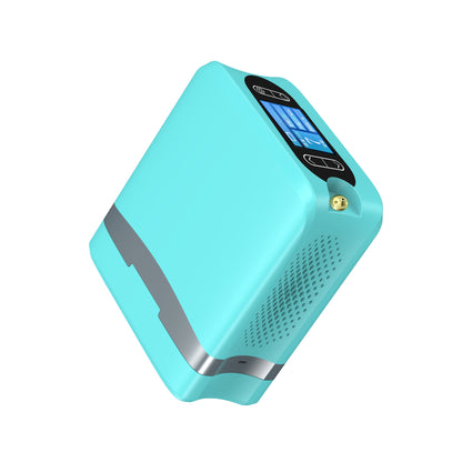 DEDAKJ Concentrador de oxígeno pequeño y portátil 7 L/min 93 % de oxígeno de alta pureza con batería recargable, máquina compacta generadora de oxígeno para uso doméstico y exterior