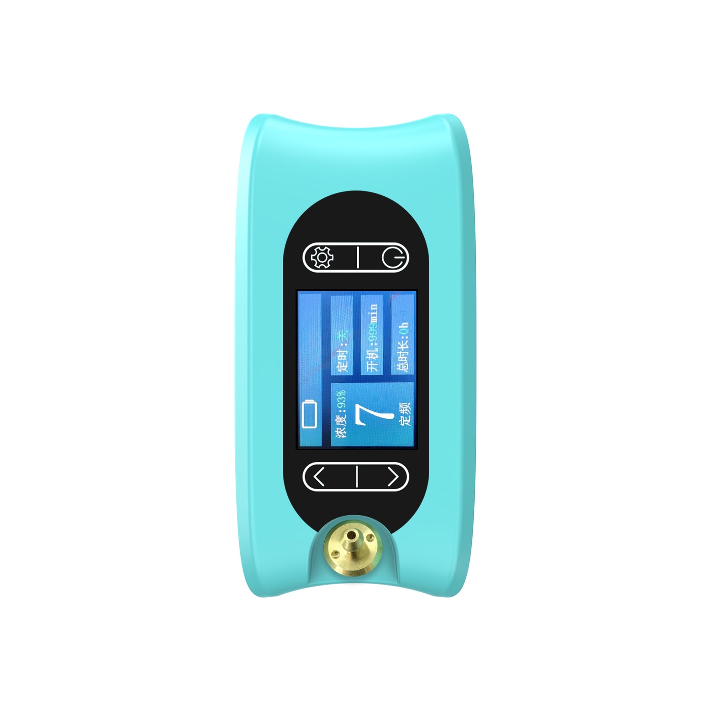 DEDAKJ Concentrador de oxígeno pequeño y portátil 7 L/min 93 % de oxígeno de alta pureza con batería recargable, máquina compacta generadora de oxígeno para uso doméstico y exterior