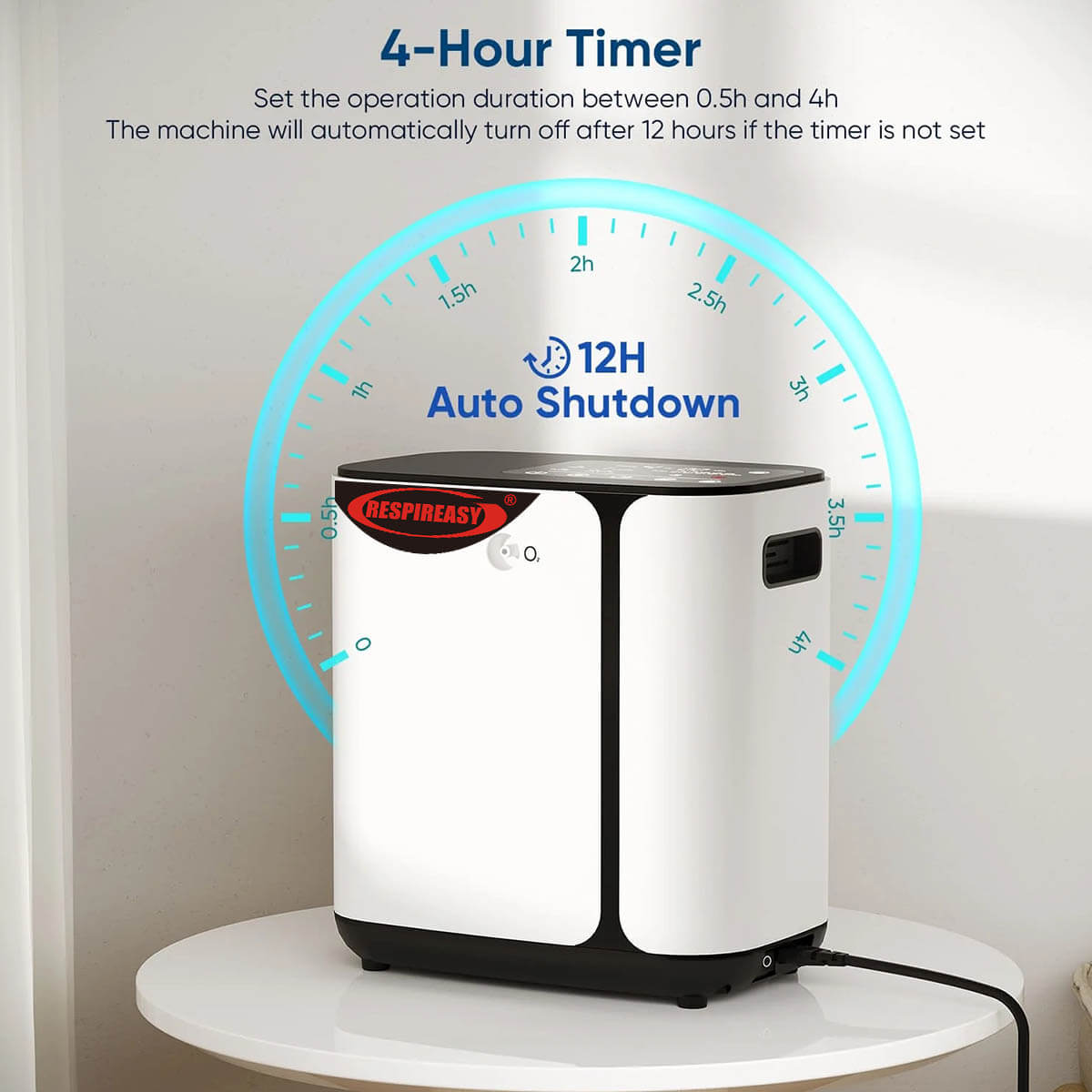 Buy DEDAKJ 8 Liter Continuous Flow Oxygen Concentrator DE-1A 1B