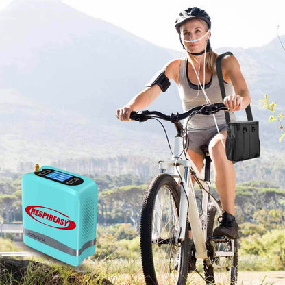 DEDAKJ Small Portable Oxygen Concentrator 7 L/min 93% High Pure Oxygen Rechargeable Battery Powered Compact Oxygen Making Machine for Home & Outdoor Use