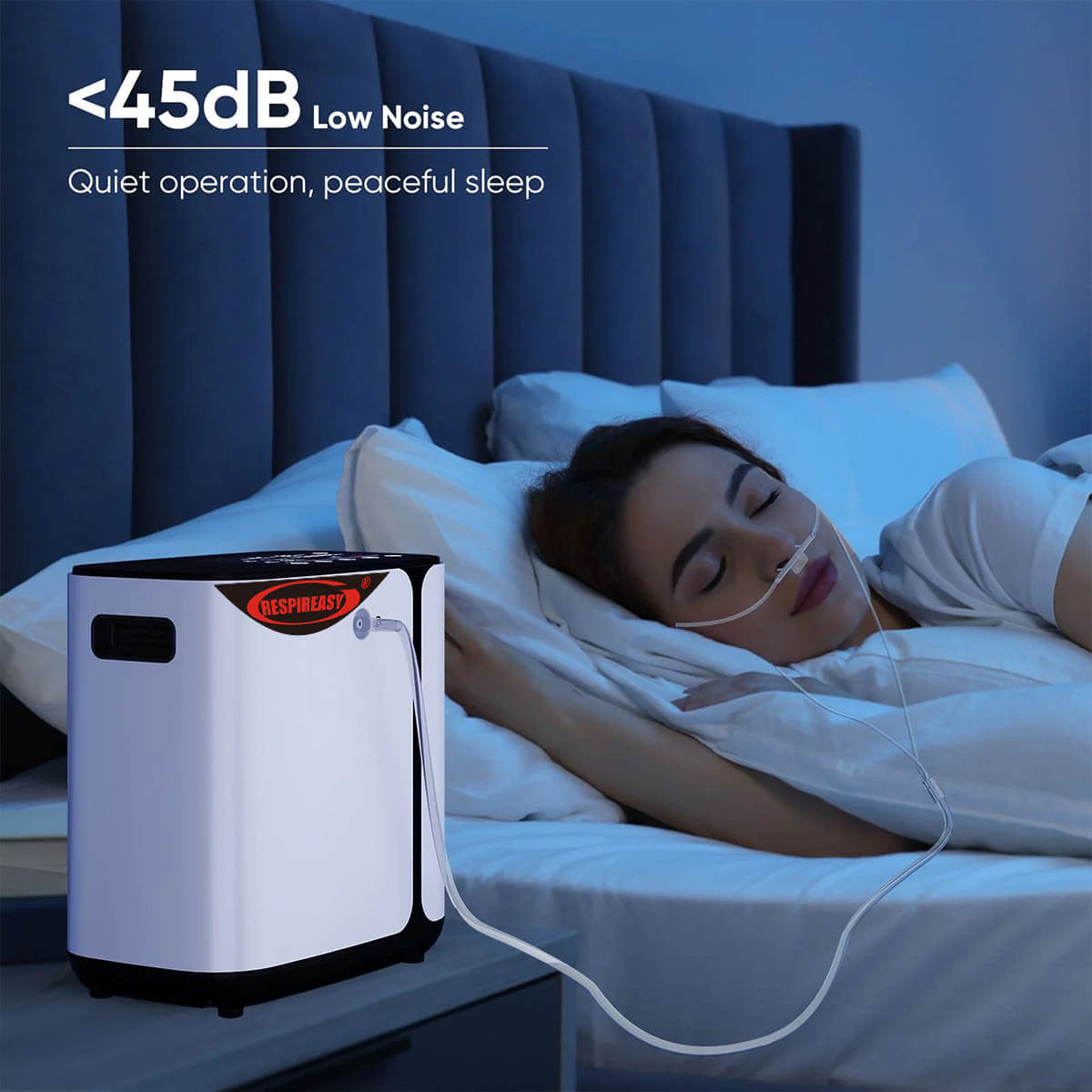 Buy DEDAKJ Portable Oxygen Concentrators 8 Liters Continuous Flow Oxygen Generator O2 Breathing Equipment for Home Personal Care 110V/220V